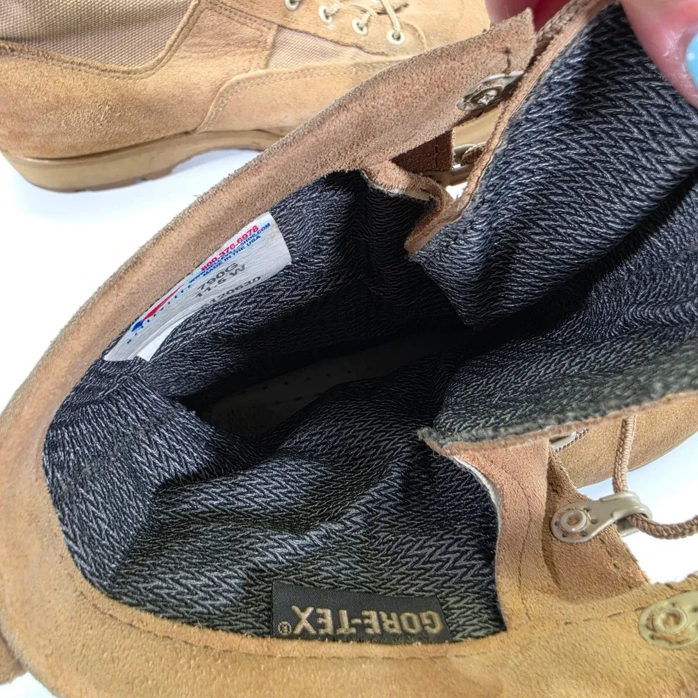 Belleville 790G Boots Men's 11.5W Tan Gore-Tex Military Combat USA